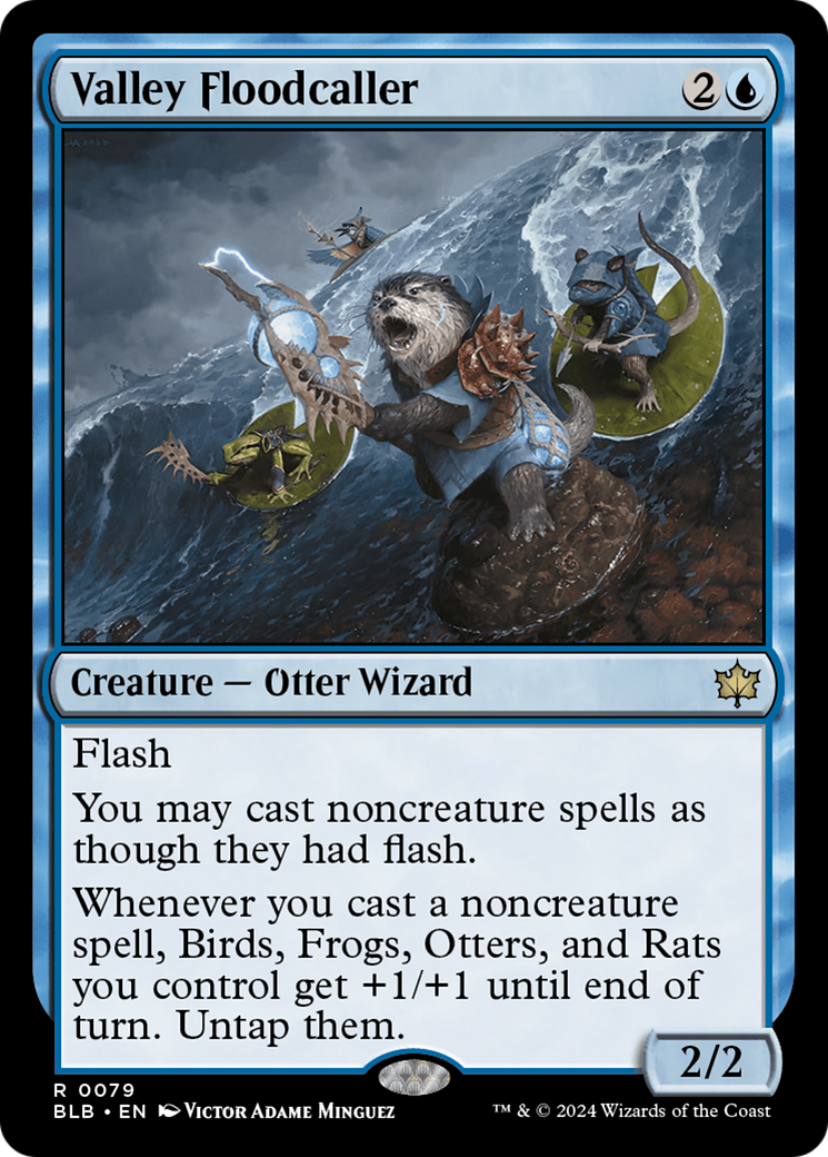 Image of Valley Floodcaller [Bloomburrow]