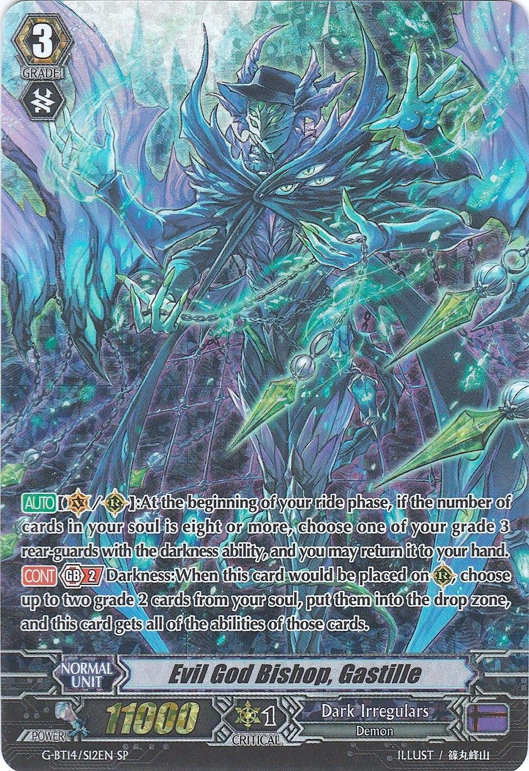 Image of Evil God Bishop, Gastille (G-BT14/S12EN) [Divine Dragon Apocrypha]