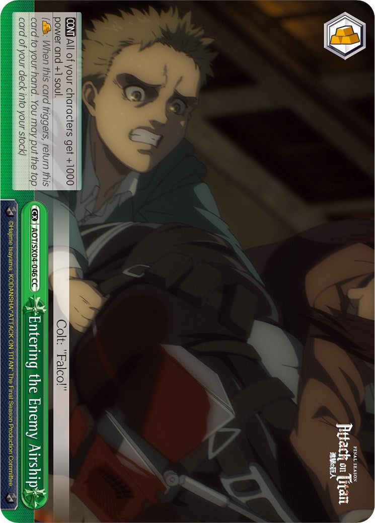 Image of Entering the Enemy Airship [Attack On Titan: Final Season]