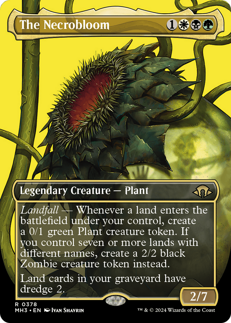 Image of The Necrobloom (Borderless) [Modern Horizons 3]