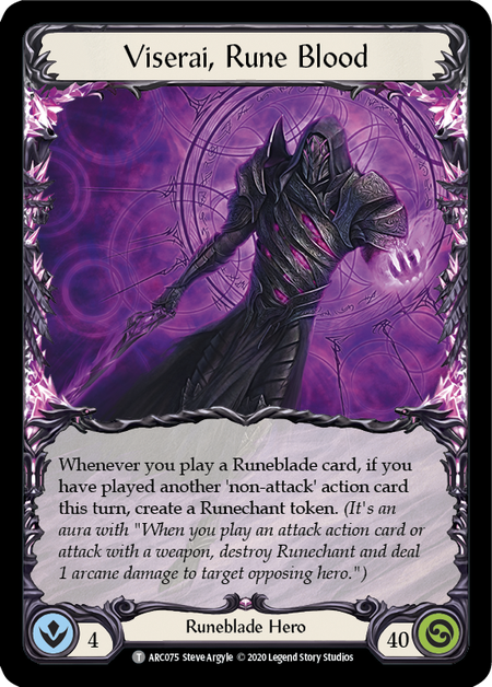 Image of Death Dealer // Viserai, Rune Blood [U-ARC040 // U-ARC076] (Arcane Rising Unlimited)  Unlimited Normal