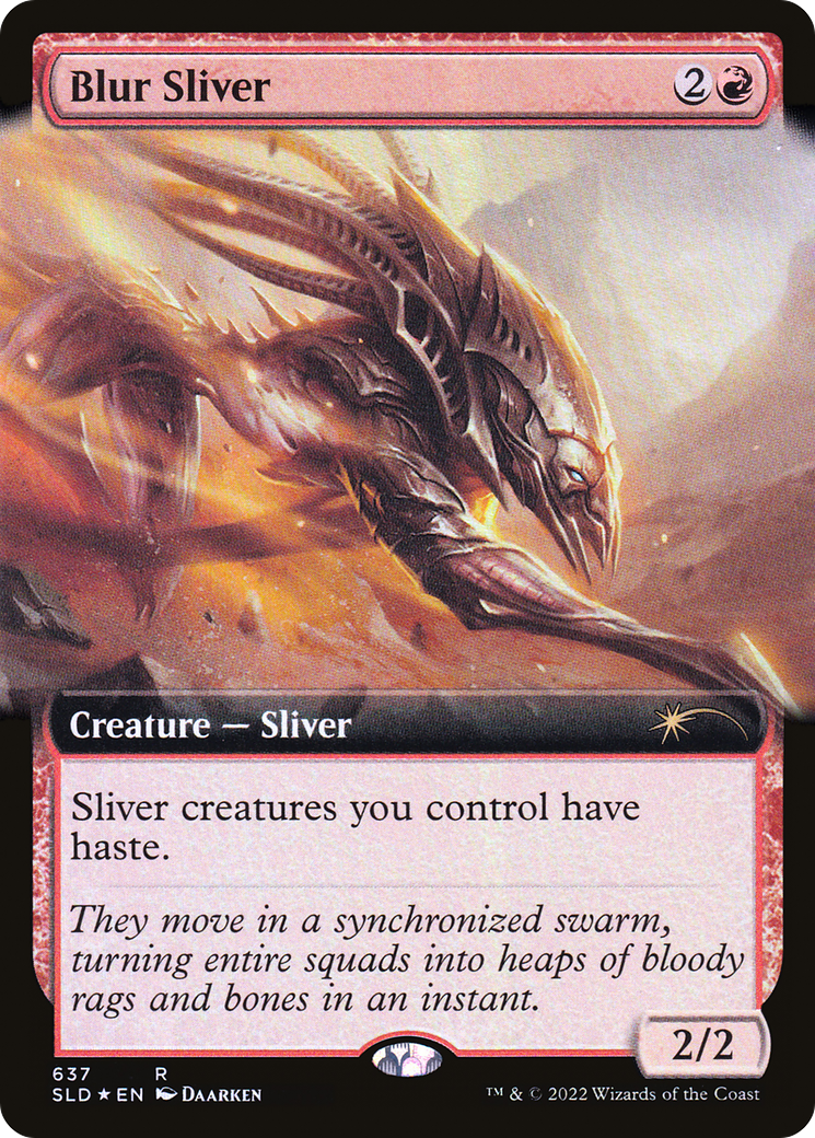 Image of Blur Sliver (Extended Art) [Secret Lair Drop Promos]