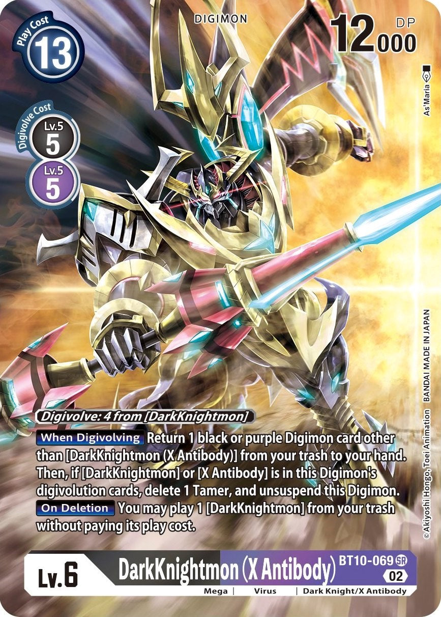 Image of DarkKnightmon (X Antibody) [BT10-069] (Alternate Art) [Xros Encounter]