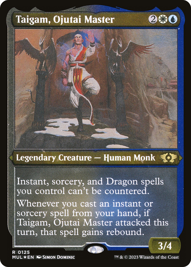 Image of Taigam, Ojutai Master (Foil Etched) [Multiverse Legends]