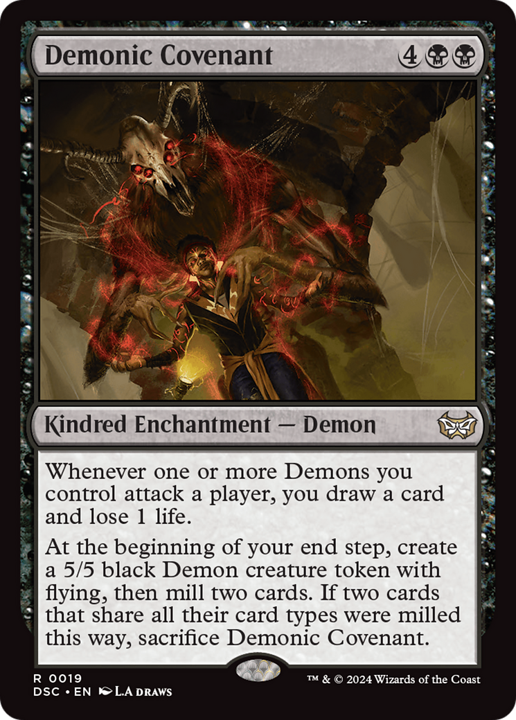 Image of Demonic Covenant [Duskmourn: House of Horror Commander]