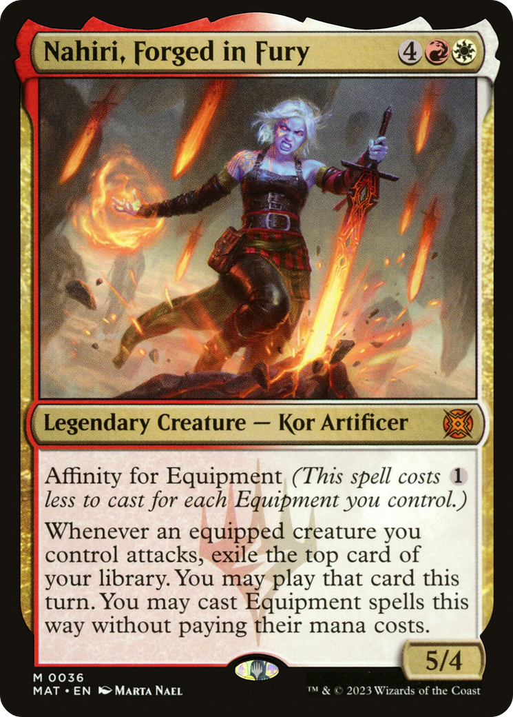 Image of Nahiri, Forged in Fury [March of the Machine: The Aftermath]