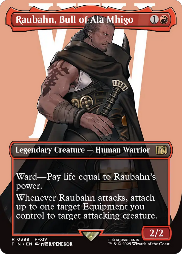 Image of Raubahn, Bull of Ala Mhigo (Borderless) [FINAL FANTASY]