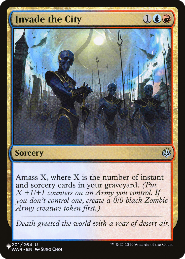 Image of Invade the City [The List]