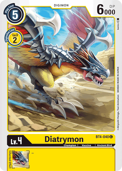 Image of Diatrymon [BT4-040] [Great Legend]