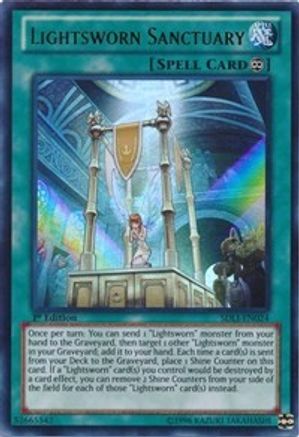 Image of Lightsworn Sanctuary [SDLI-EN024] Ultra Rare
