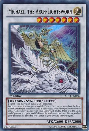 Image of Michael, the Arch-Lightsworn [SDLI-EN036] Ultra Rare