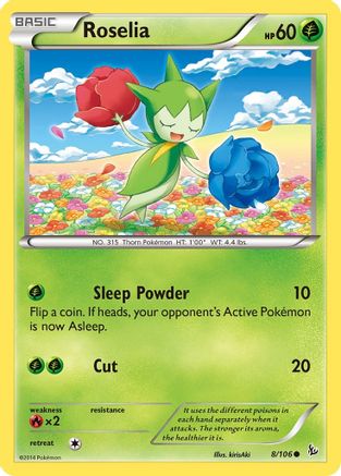 Image of Roselia (8/106) [XY: Flashfire]