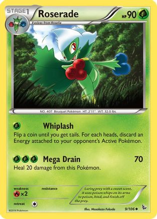 Image of Roserade (9/106) [XY: Flashfire]