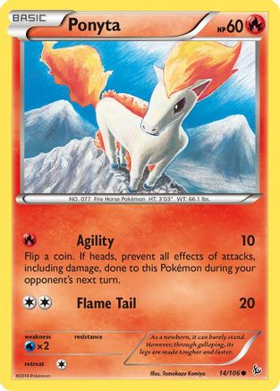 Image of Ponyta (14/106) [XY: Flashfire]