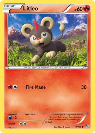 Image of Litleo (19/106) [XY: Flashfire]