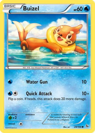 Image of Buizel (28/106) [XY: Flashfire]