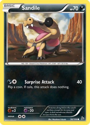 Image of Sandile (56/106) [XY: Flashfire]