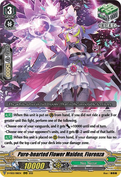 Image of Pure-hearted Flower Maiden, Fiorenza (D-VS02/081EN) [V Clan Collection Vol.2]