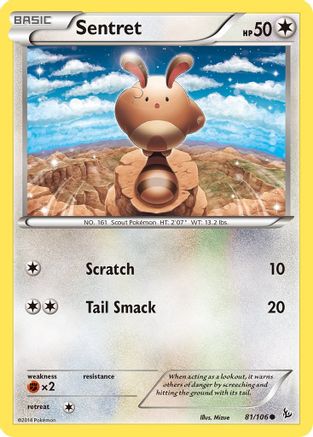 Image of Sentret (81/106) [XY: Flashfire]