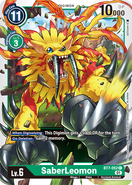 Image of SaberLeomon [BT7-052] [Next Adventure]