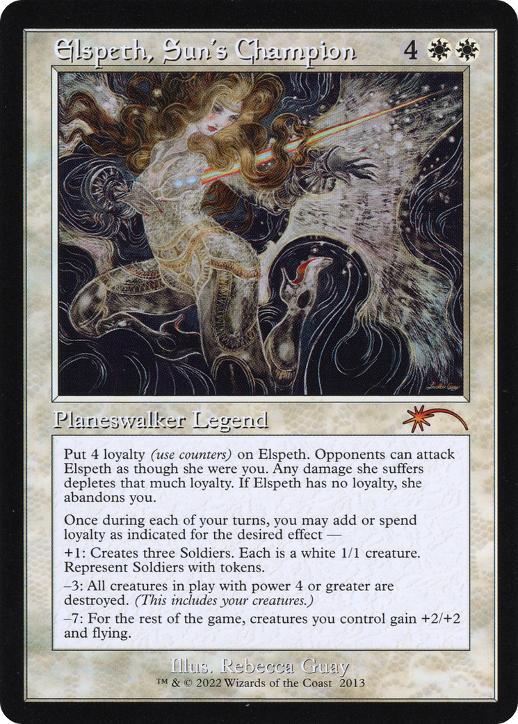 Image of Elspeth, Sun's Champion (Retro) (2013) [Secret Lair Countdown Kit]