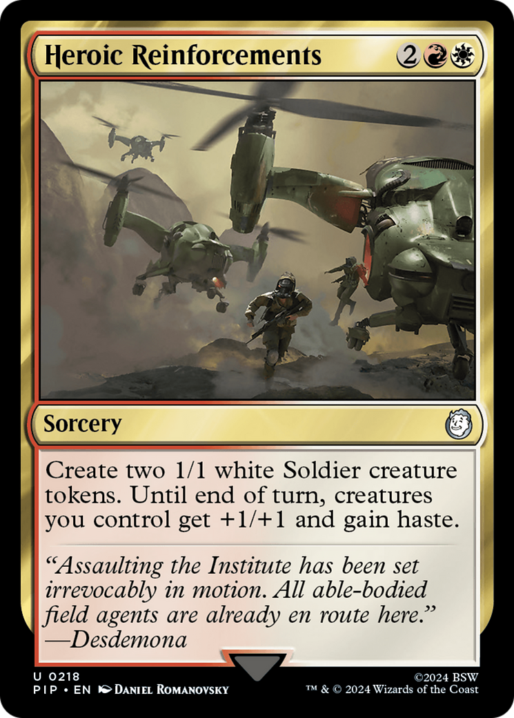 Image of Heroic Reinforcements [Fallout]