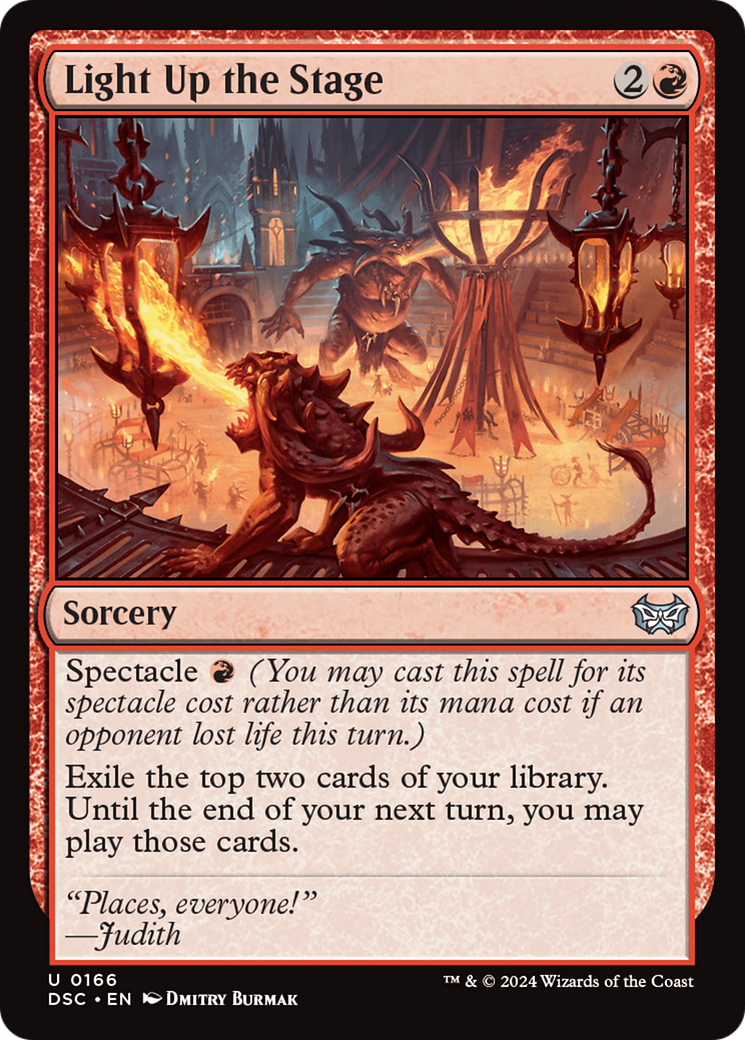 Image of Light Up the Stage [Duskmourn: House of Horror Commander]