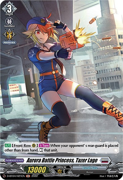 Image of Aurora Battle Princess, Tazer Lage (D-BT04/H21EN) [Awakening of Chakrabarthi]