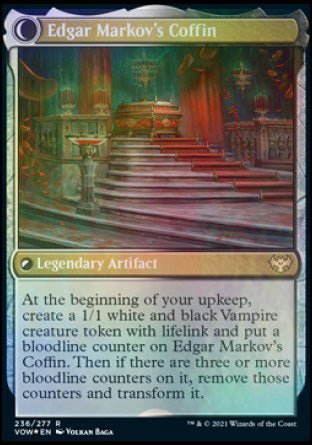 Image of Edgar, Charmed Groom // Edgar Markov's Coffin [Innistrad: Crimson Vow Prerelease Promos]