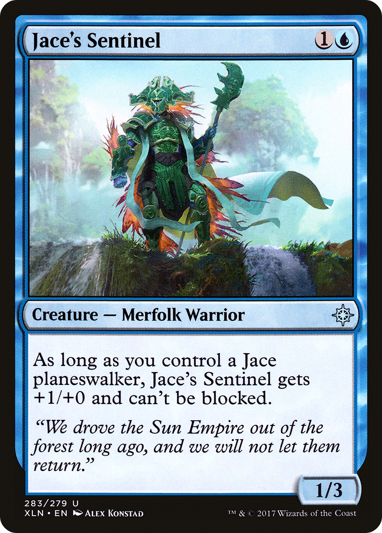 Image of Jace's Sentinel (XLN-283) - Ixalan Foil