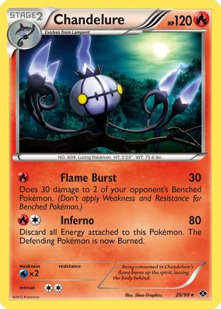 Image of Chandelure (20/99) [Black & White: Next Destinies]