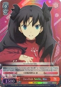 Image of Devilish Smile, Rin (FS/S34-E054S SR) [Fate/Stay Night [Unlimited Blade Works]]