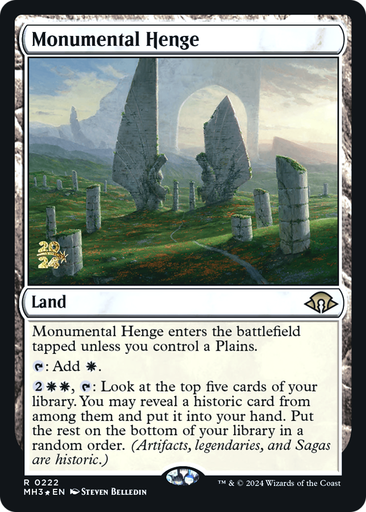 Image of Monumental Henge [Modern Horizons 3 Prerelease Promos]