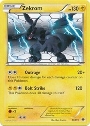 Image of Zekrom (50/99) (Theme Deck Exclusive) [Black & White: Next Destinies]