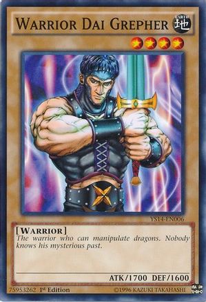 Image of Warrior Dai Grepher [YS14-EN006] Common