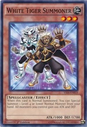 Image of White Tiger Summoner [YS14-EN019] Common