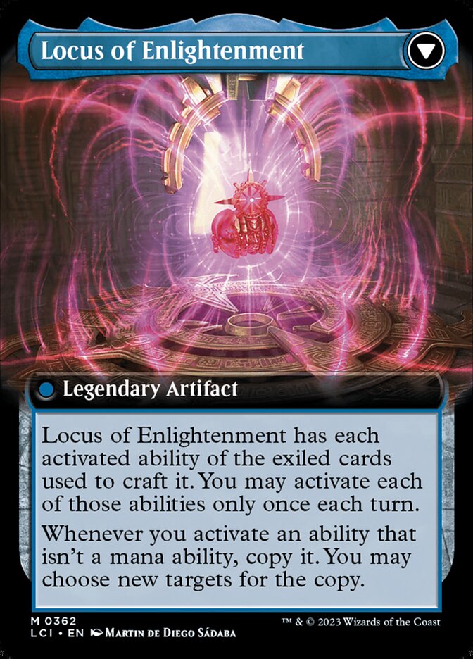 Image of The Enigma Jewel // Locus of Enlightenment (Extended Art) [The Lost Caverns of Ixalan]