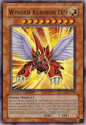 Image of Winged Kuriboh LV9 [YG03-EN001] Ultra Rare