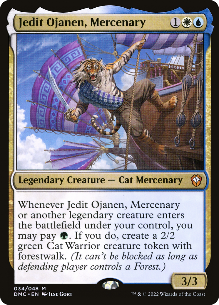 Image of Jedit Ojanen, Mercenary [Dominaria United Commander]