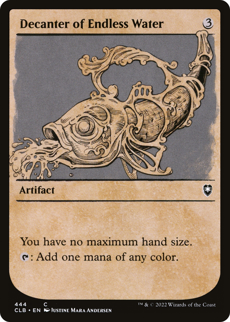 Image of Decanter of Endless Water (Showcase) [Commander Legends: Battle for Baldur's Gate]