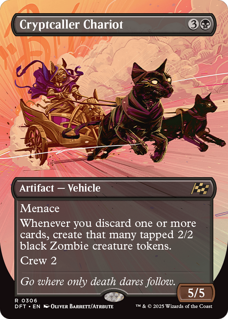 Image of Cryptcaller Chariot (Borderless) [Aetherdrift]