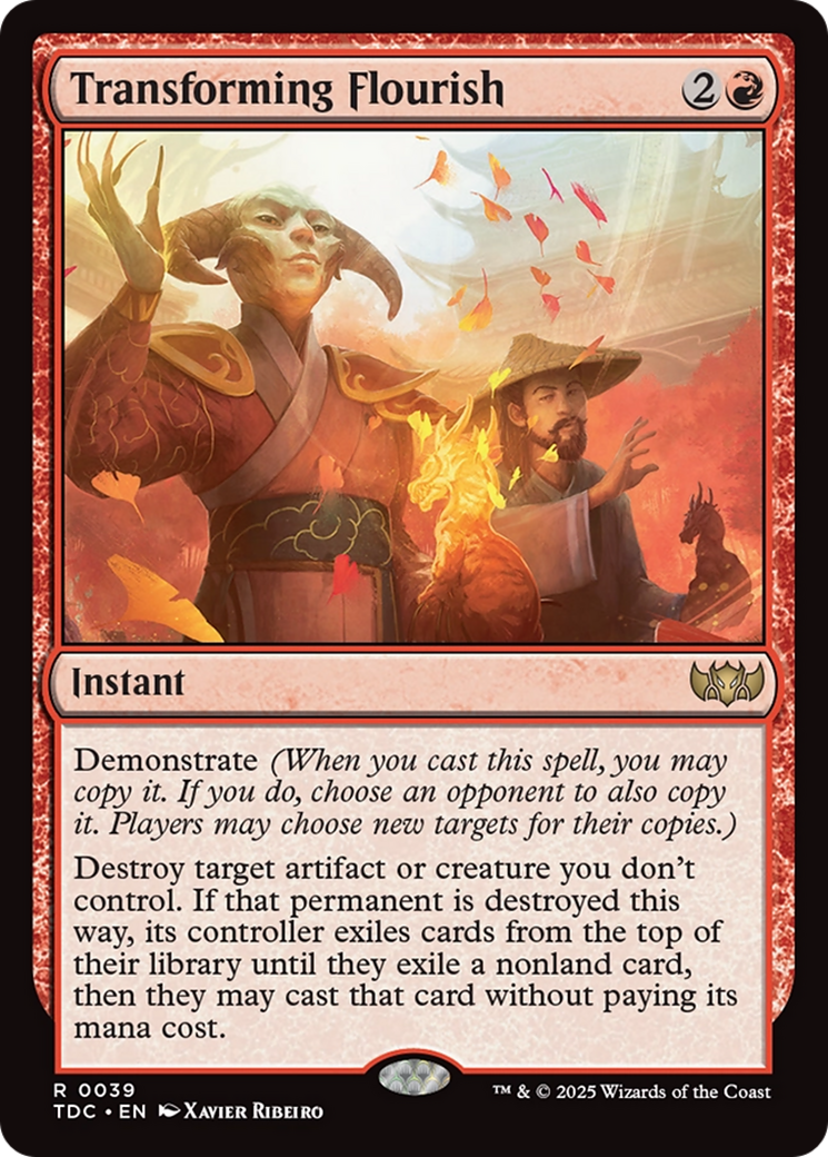 Image of Transforming Flourish [Tarkir: Dragonstorm Commander]