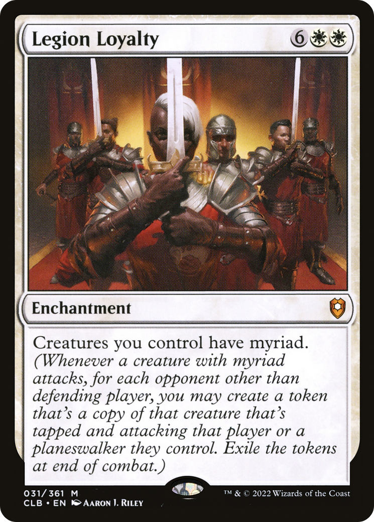 Image of Legion Loyalty [Commander Legends: Battle for Baldur's Gate]