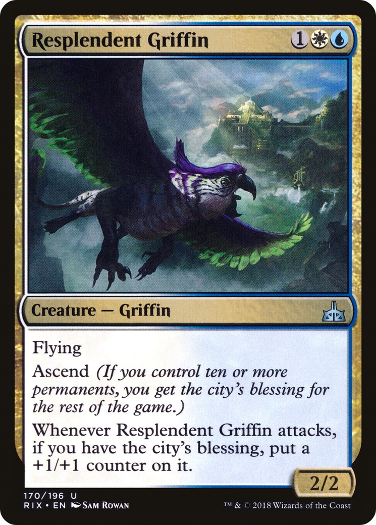 Image of Resplendent Griffin [Rivals of Ixalan]
