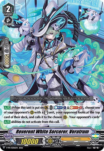 Image of Reverent White Sorcerer, Veratrum (V-PR/0206EN) [V Promo Cards]