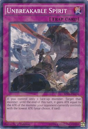 Image of Unbreakable Spirit [BP03-EN234] Shatterfoil Rare