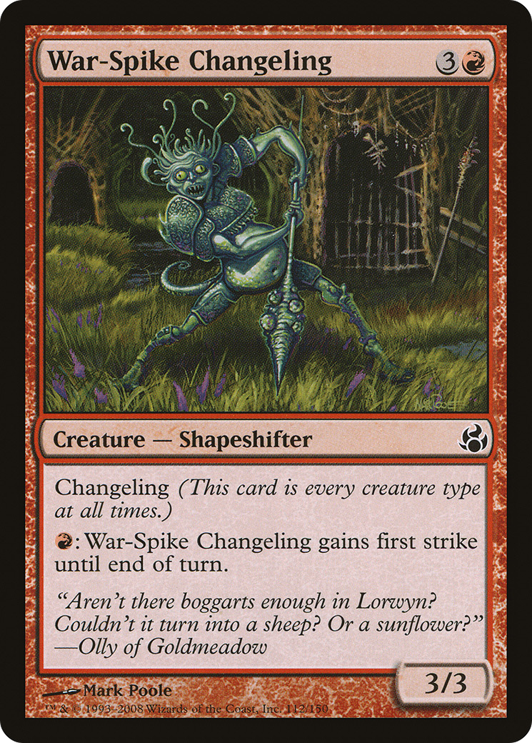 Image of War-Spike Changeling [Morningtide]