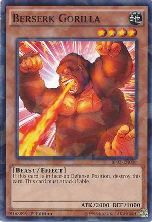 Image of Berserk Gorilla [BP03-EN008] Shatterfoil Rare