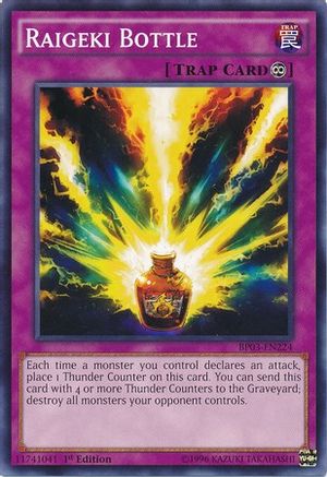 Image of Raigeki Bottle [BP03-EN224] Common