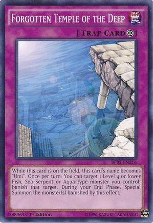 Image of Forgotten Temple of the Deep [BP03-EN216] Common